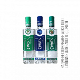 Водка Стандарт/На бярозавых пупышках/Кедравая 40% ТМ Сваяк Беларусь 0,5л