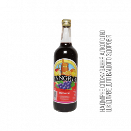 Вино красное полусладкое Sangria 11,5% ТМ Teichenne Испания 1л