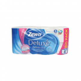 Туалетная бумага 3-х слойн Pure Deluxe/ Adventure/Joy of fl ТМ Zewa 8шт 