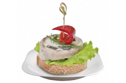 Канапе с рулетом из курицы с грибами, 50г
