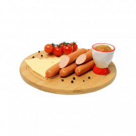 Сосиски Швейцарские сыр/горчица в/с ТМ Новожановский МК 100г