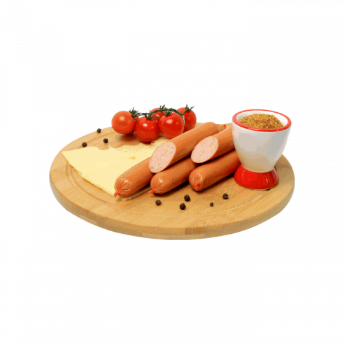 Сосиски Швейцарские сыр/горчица в/с ТМ Новожановский МК 100г