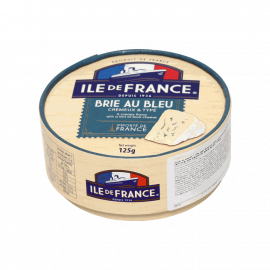 Сыр Бри с голубой плесенью 28% ТМ ILE de FRANCE Франция 125г