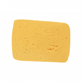 Сыр Тильзит 45% ТМ Dziugas Литва 100г