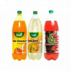Напиток Дыня/Апельсин/Клубника-Киви ТМ БИОЛА 2л