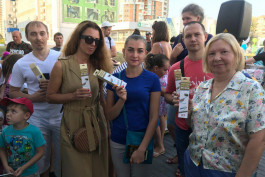 Фото отчет акции "Летом мороженое - осенью подарки"!