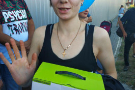 Фото отчет акции "Летом мороженое - осенью подарки"!